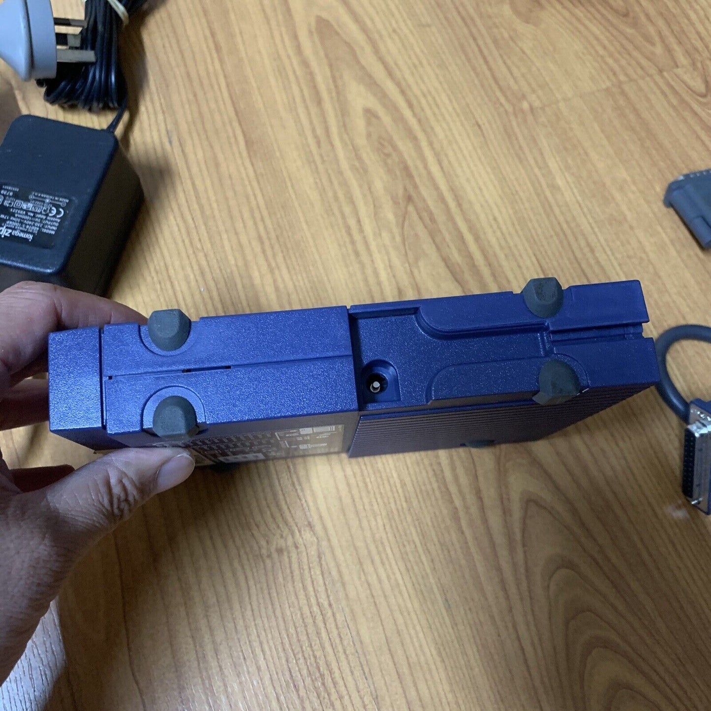 Iomega Zip Drive External Parallel Z100P2 with Power Supply and Cable