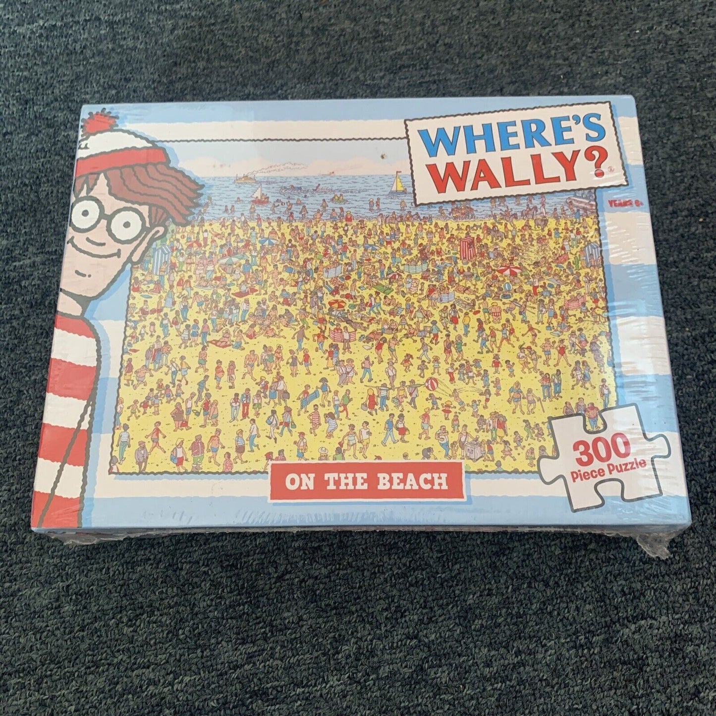 Where’s Wally On The Beach 300 Piece Puzzle (61cm x 46cm) *NEW & SEALED*