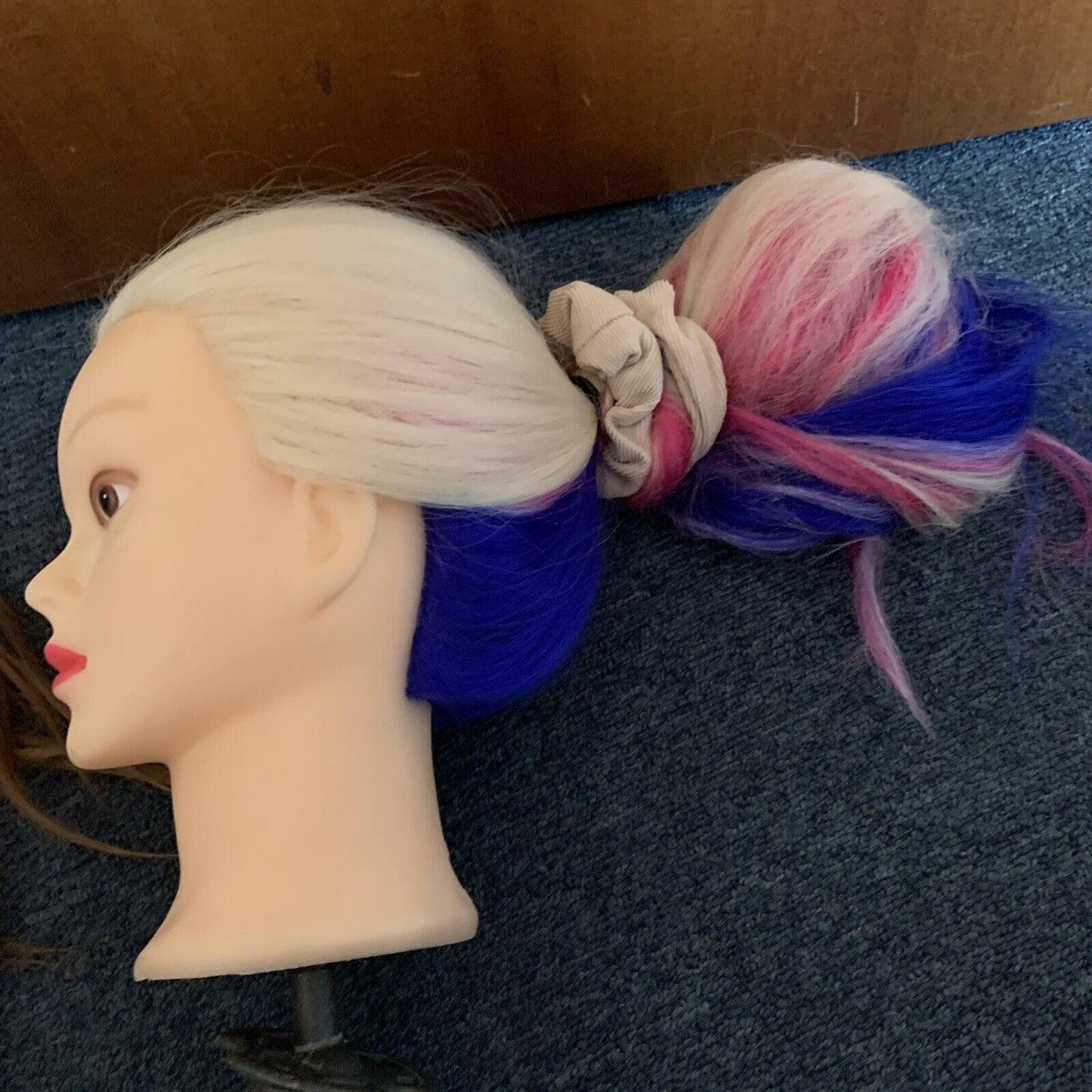 2x Mannequin Head Hair Training Doll Hair Length 53cm