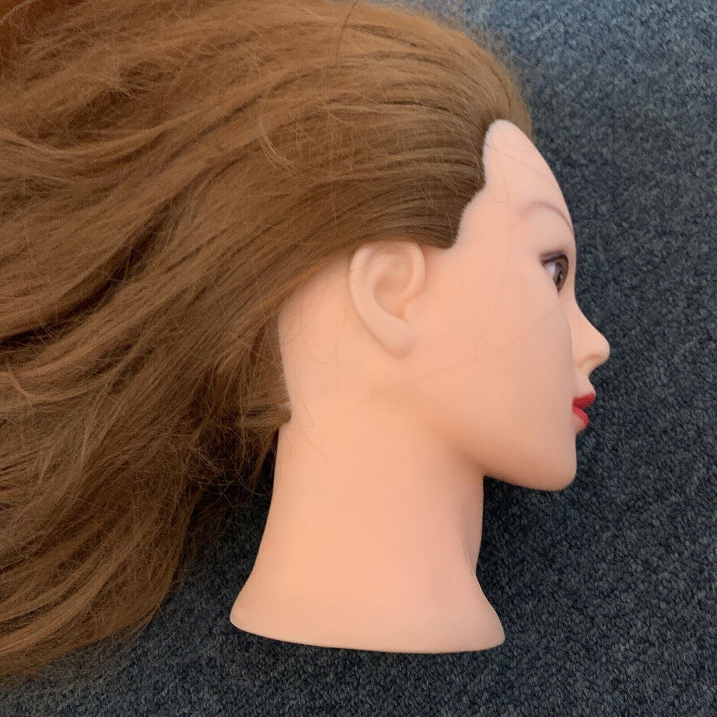 2x Mannequin Head Hair Training Doll Hair Length 53cm