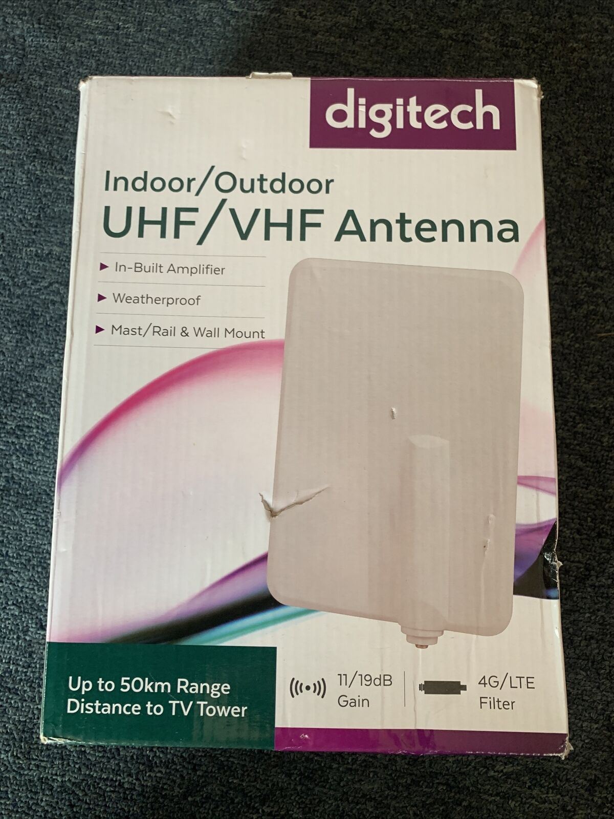 Digitech Slimline Indoor/Outdoor UHF/VHF Digital TV Antenna