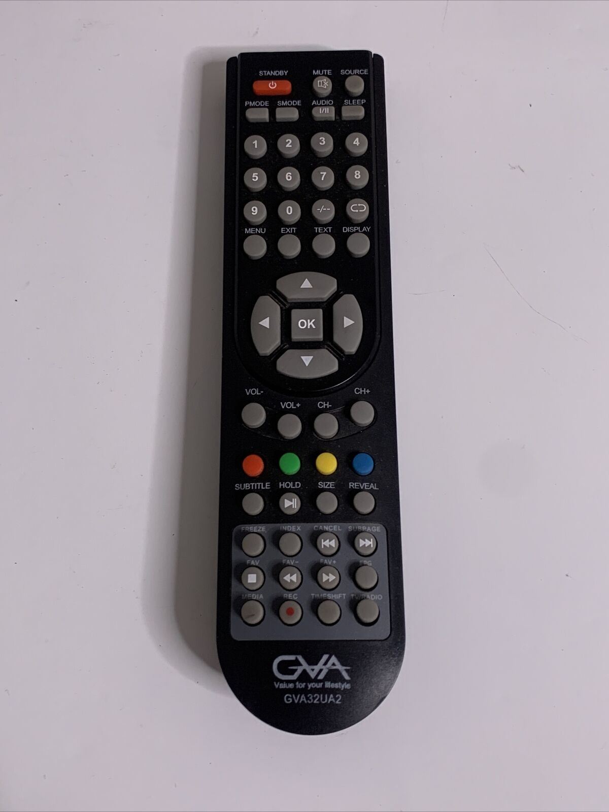GVA Remote Control GVA32UA2 *Missing Battery Lid