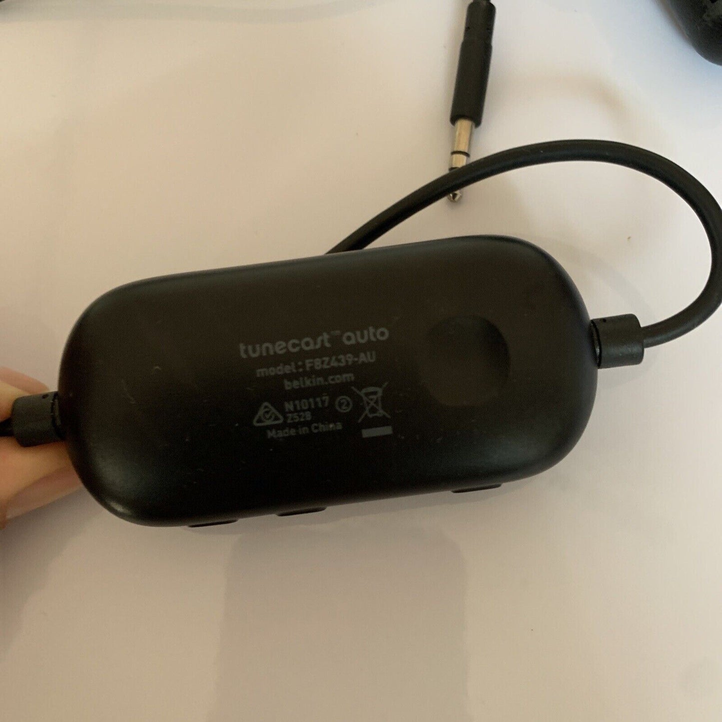 Belkin Tunecast Auto FM Transmitter 3.5mm Plug & USB Charging Port F8Z439-AU