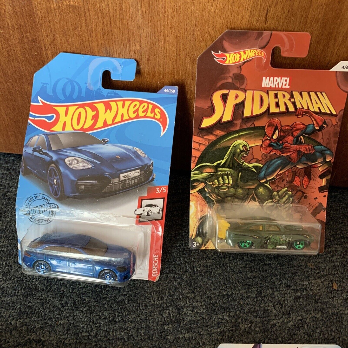 6x NEW Hot Wheels Marvel DC Cars Batman Spiderman  + 3 Monster Truck