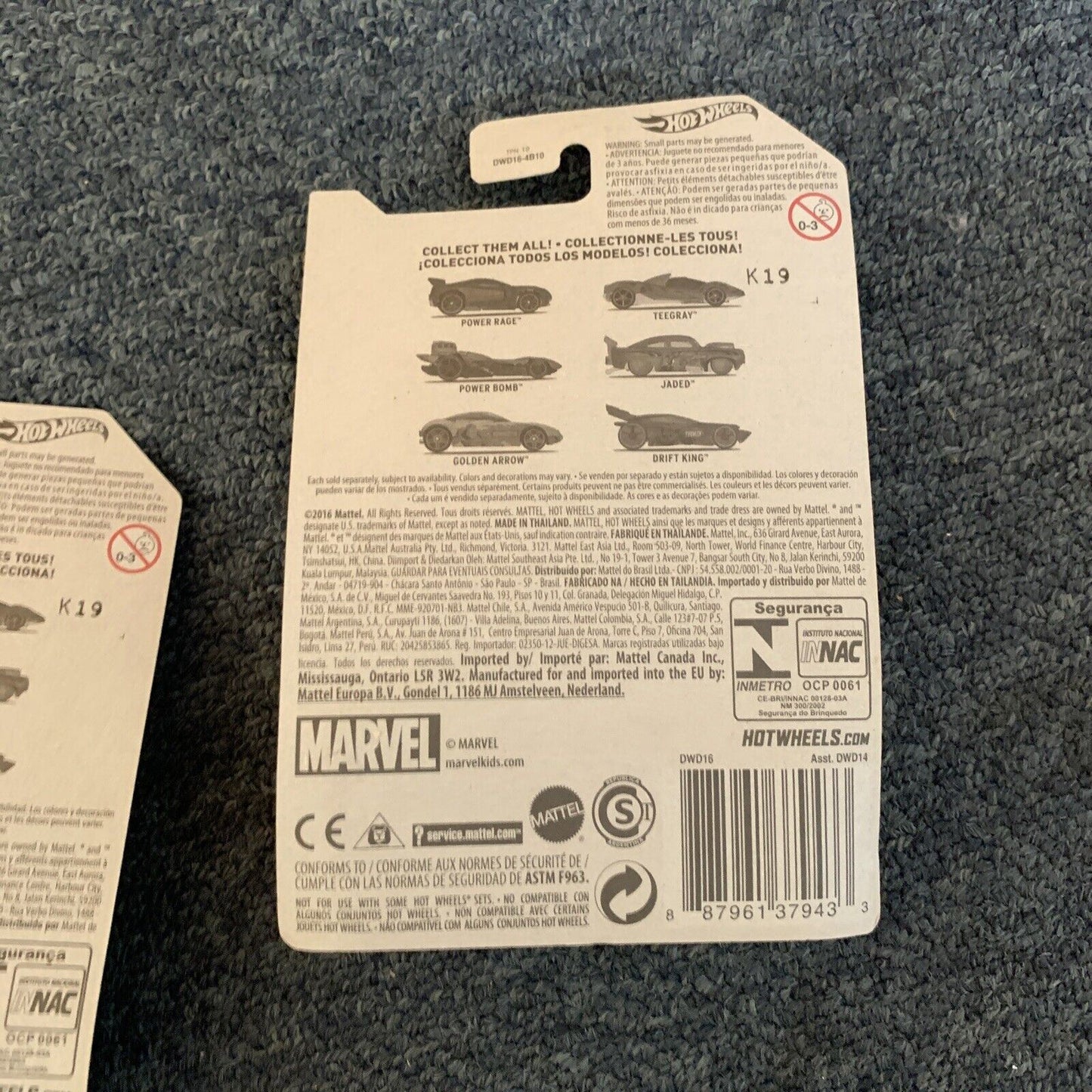 6x NEW Hot Wheels Marvel DC Cars Batman Spiderman  + 3 Monster Truck