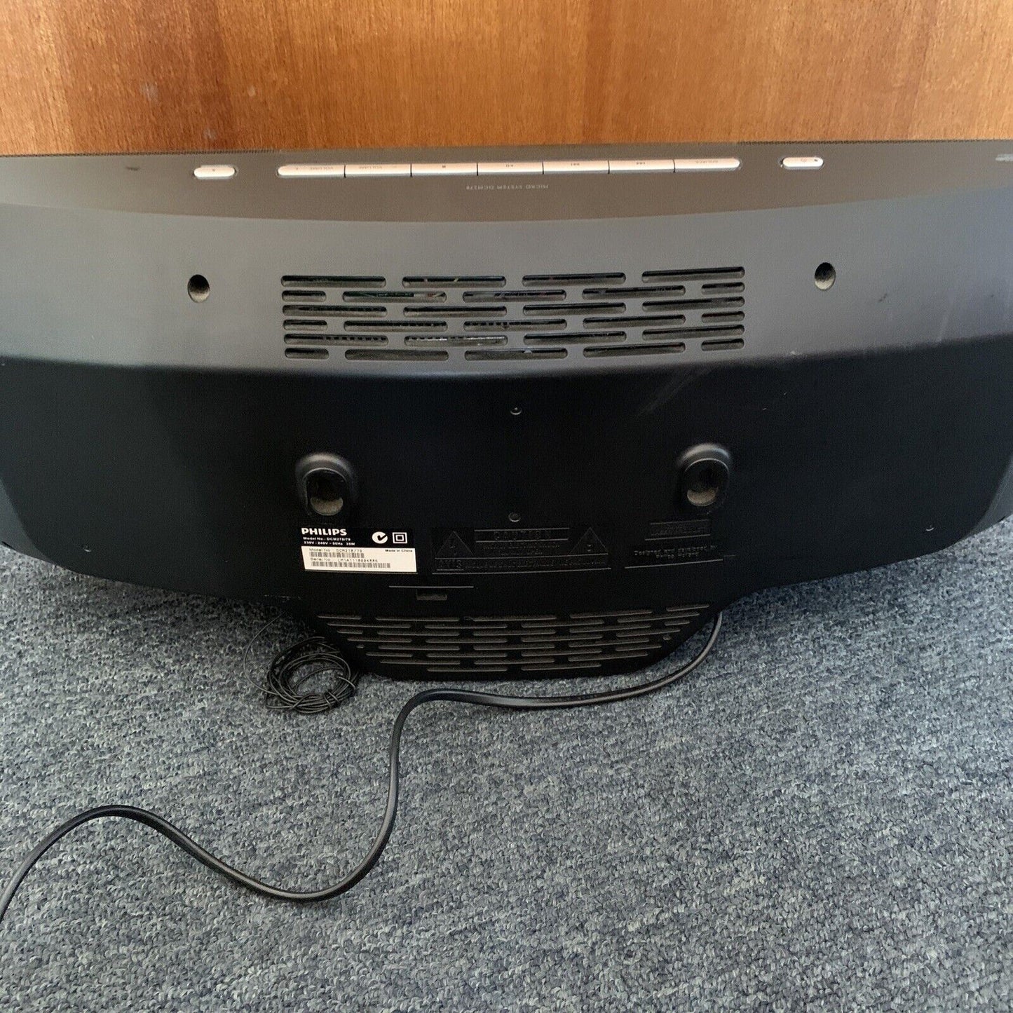 Philips DCM278/79 CD Player FM Radio iPod Alarm Clock Micro Hi-Fi System