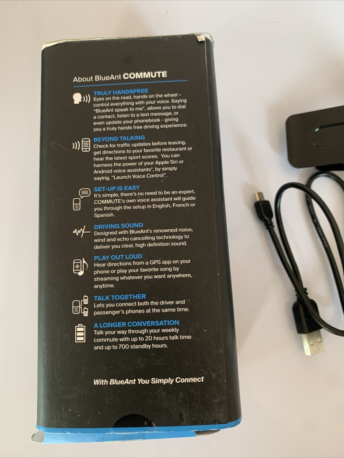 BlueAnt Commute Voice Activated Hands-free Car Kit