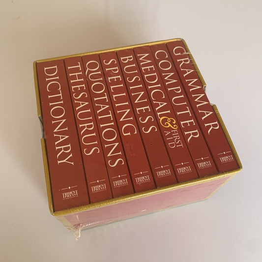 *NEW Sealed* Webster's Pocket Reference Library Grammar Medical Quote Dictionary