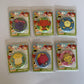 6x Mr.Men Little Miss Metal Badge Pin Strong Happy Naughty Sunshine Chatter NEW