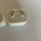 2x Genuine Apple A1444 5W USB Power Adapter Wall Charger -  White
