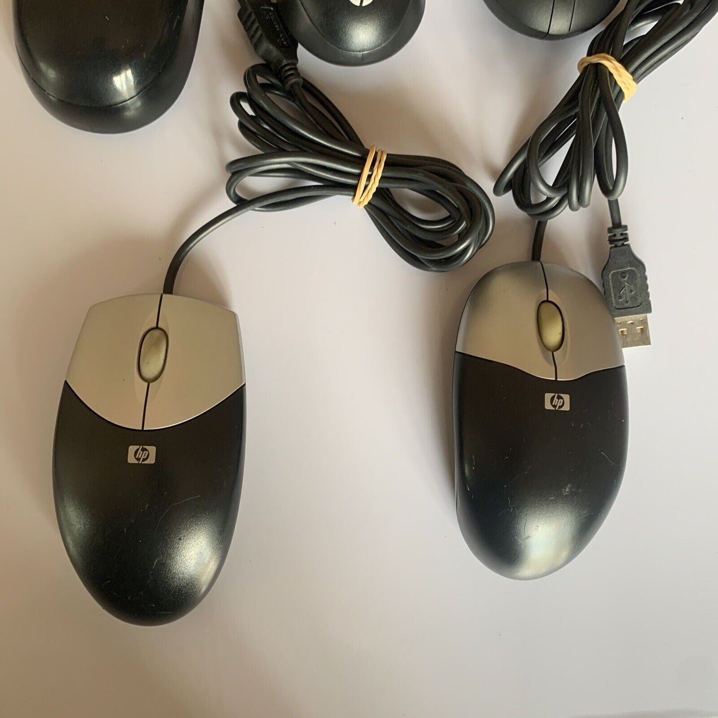 5x HP USB Wired Mouse Genuine