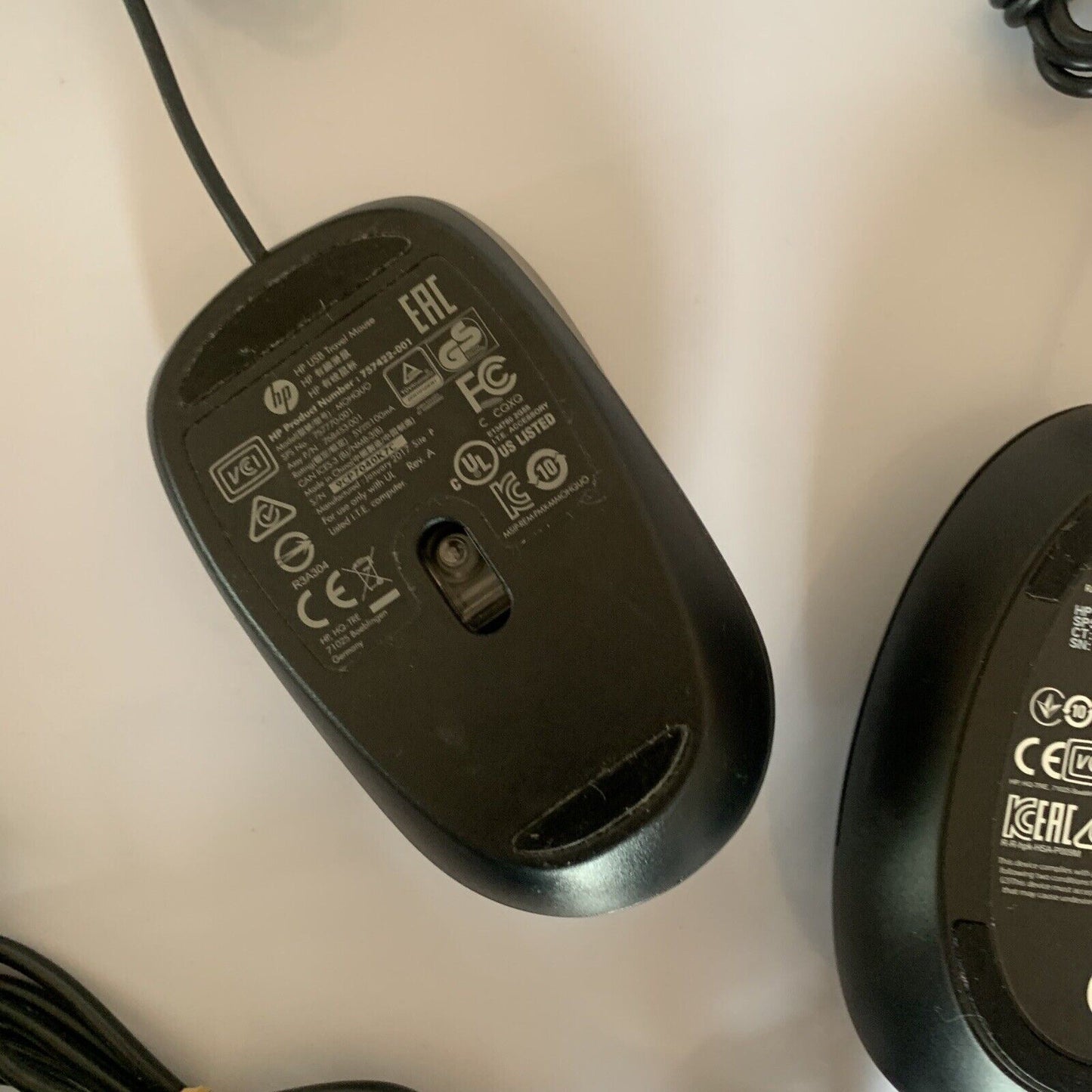 5x HP USB Wired Mouse Genuine