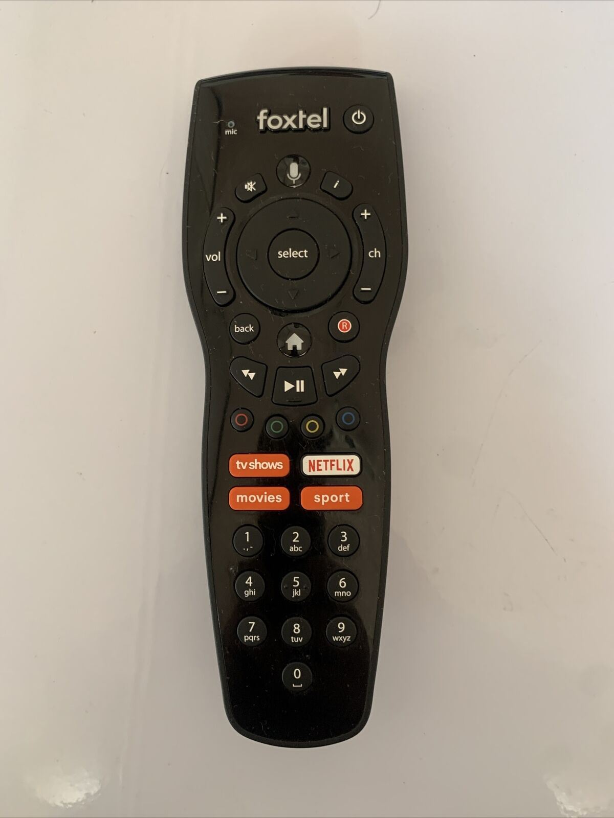 Genuine Foxtel iQ4 Bluetooth Voice Remote Control