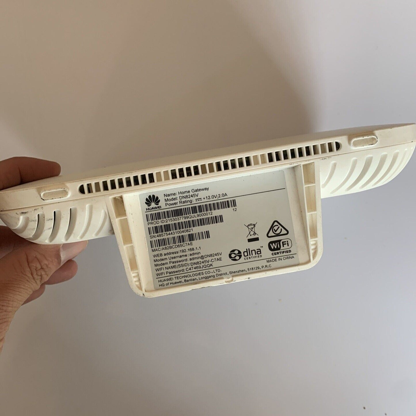 Huawei Home Gateway VoIP Wi-Fi Modem Router DN8245V – Retro Unit