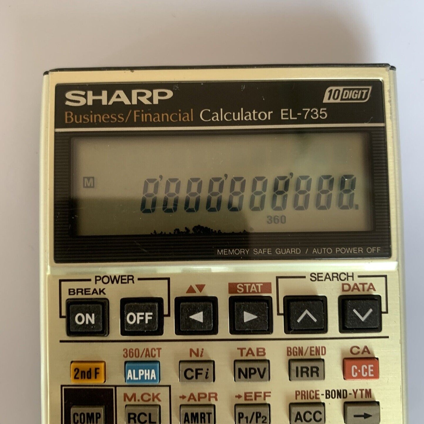 Vintage Sharp Business Financial Calculator EL-735