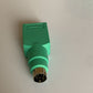 Microsoft USB PS/2 PS2 Male to USB Female Adapter Converter PS2 Mouse NEW