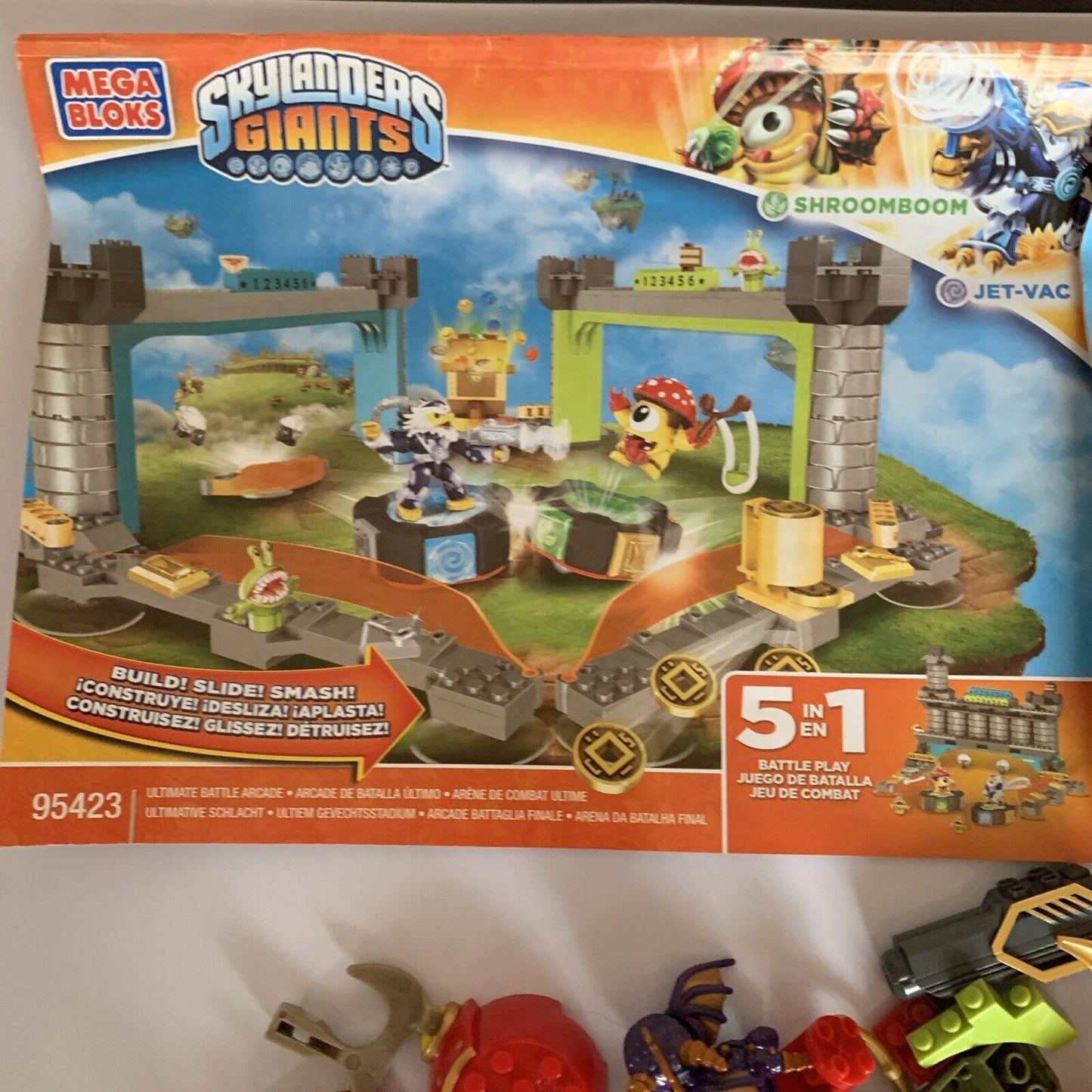 Skylanders Giants Mega Bloks Spyro Chill Tree Rex Flameslinger Bulk Lot