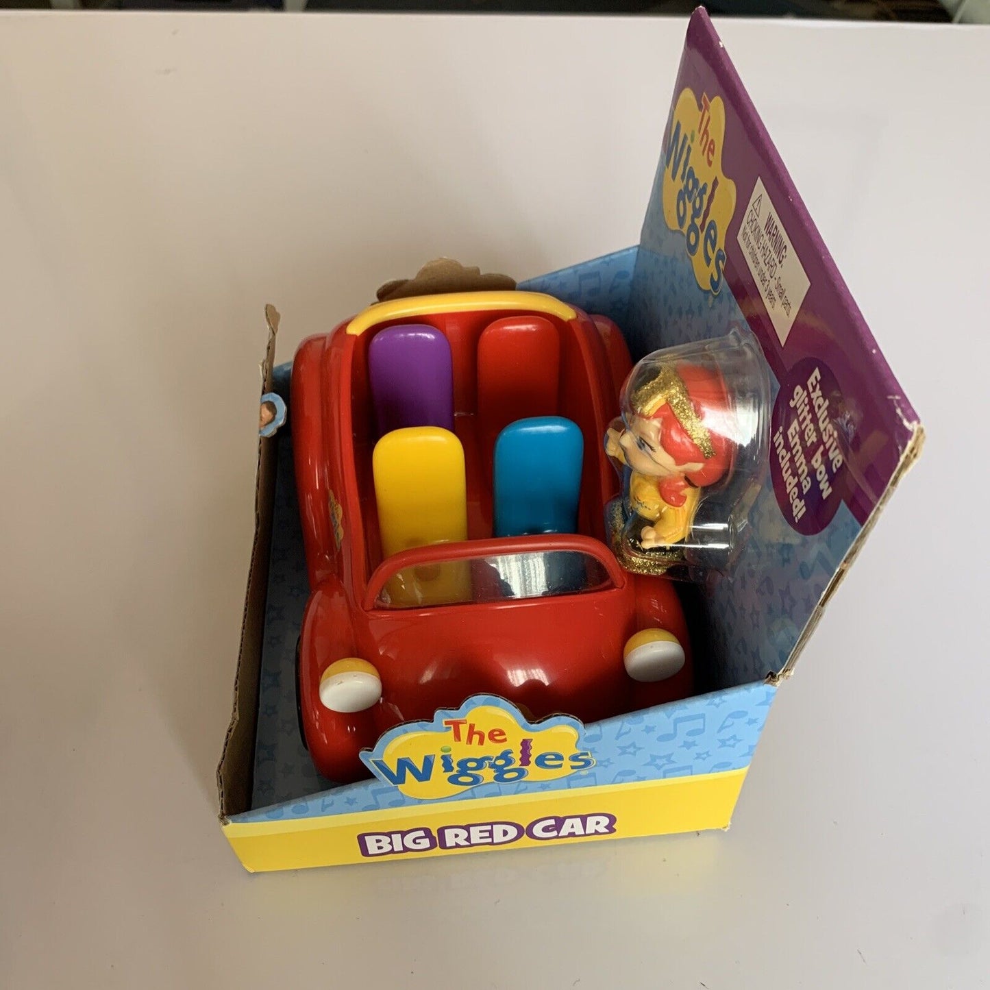 NEW The Wiggles Big Red Car & Glitter Bow Emma