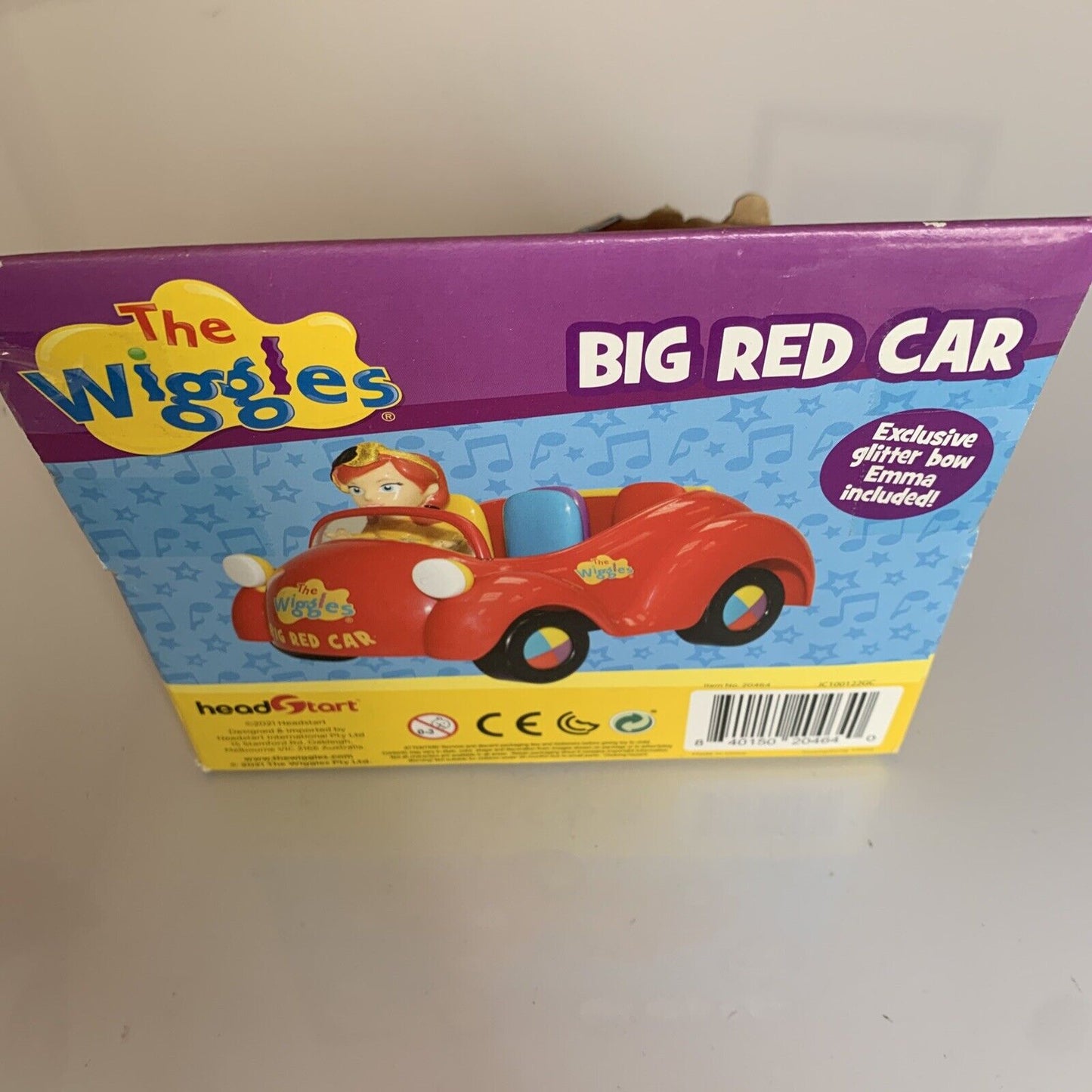 NEW The Wiggles Big Red Car & Glitter Bow Emma