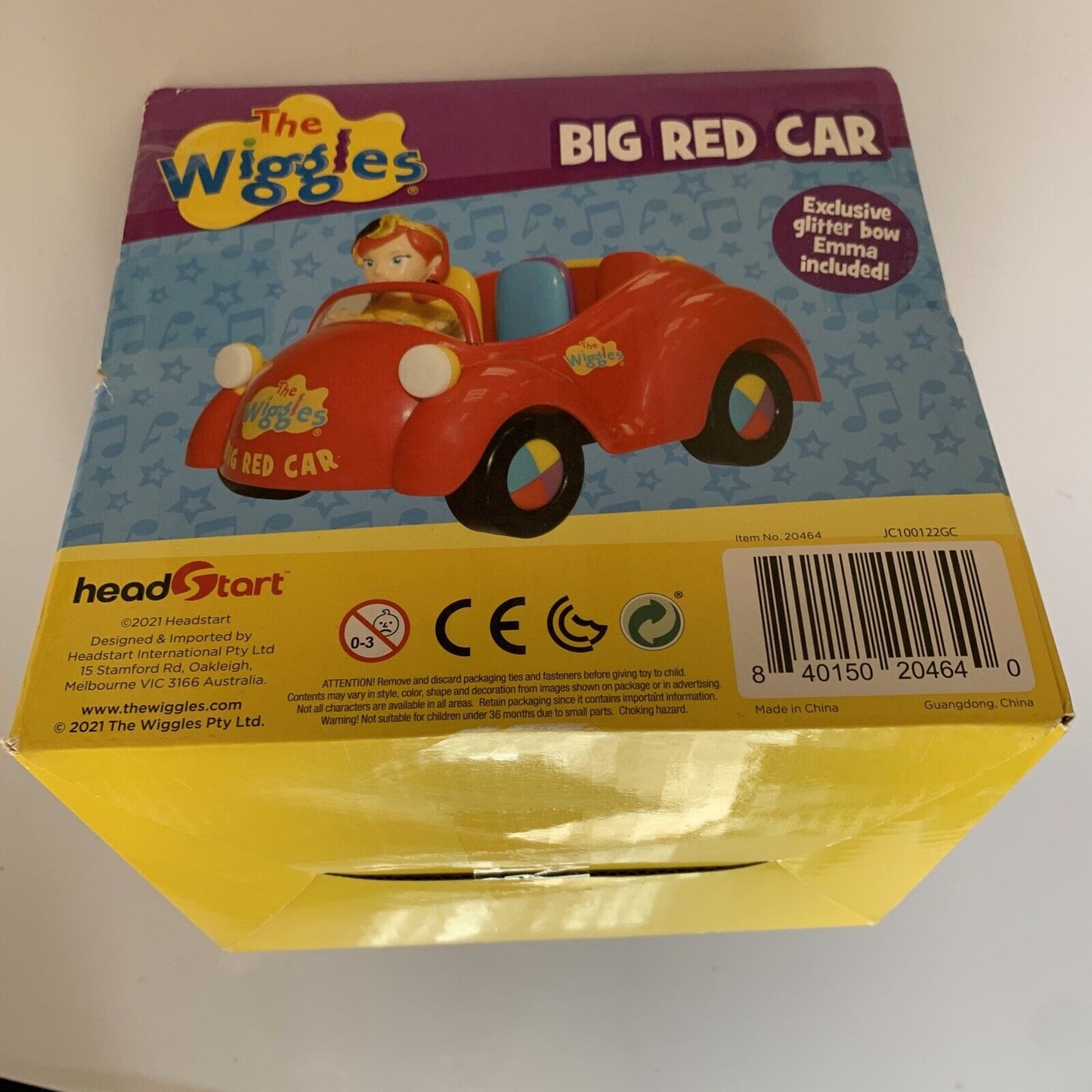 NEW The Wiggles Big Red Car & Glitter Bow Emma