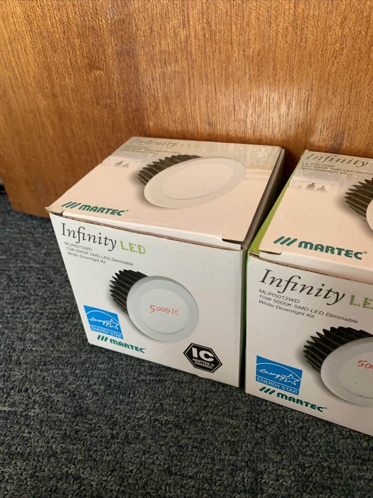 3x Martec Infinity LED MLIR5012WD 10W 5000K SMD White Downlight Kit NEW