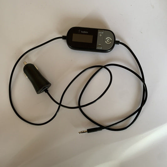 Belkin Tunecast Auto F8Z880au FM Transmitter 3.5mm Plug + USB Charger Port