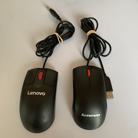 2x Lenovo Mouse USB Wired
