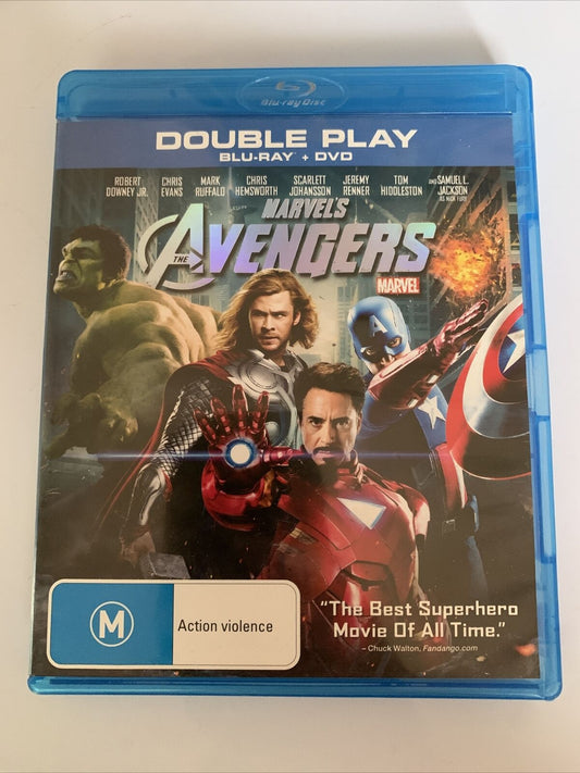 The Avengers  (Blu-ray, 2012) Robert Downey Jr., Chris Evans Region B