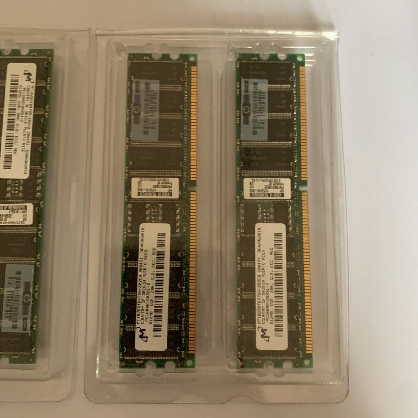 HP 2GB 4x HP 202171-B21 (512 MB, DDR RAM, 200 MHz, DIMM 184-pin) RAM Module NEW