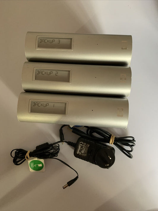 3x WD 1TB My Book Studio External Hard Drive FireWire  *1x Adapter & USB Cable