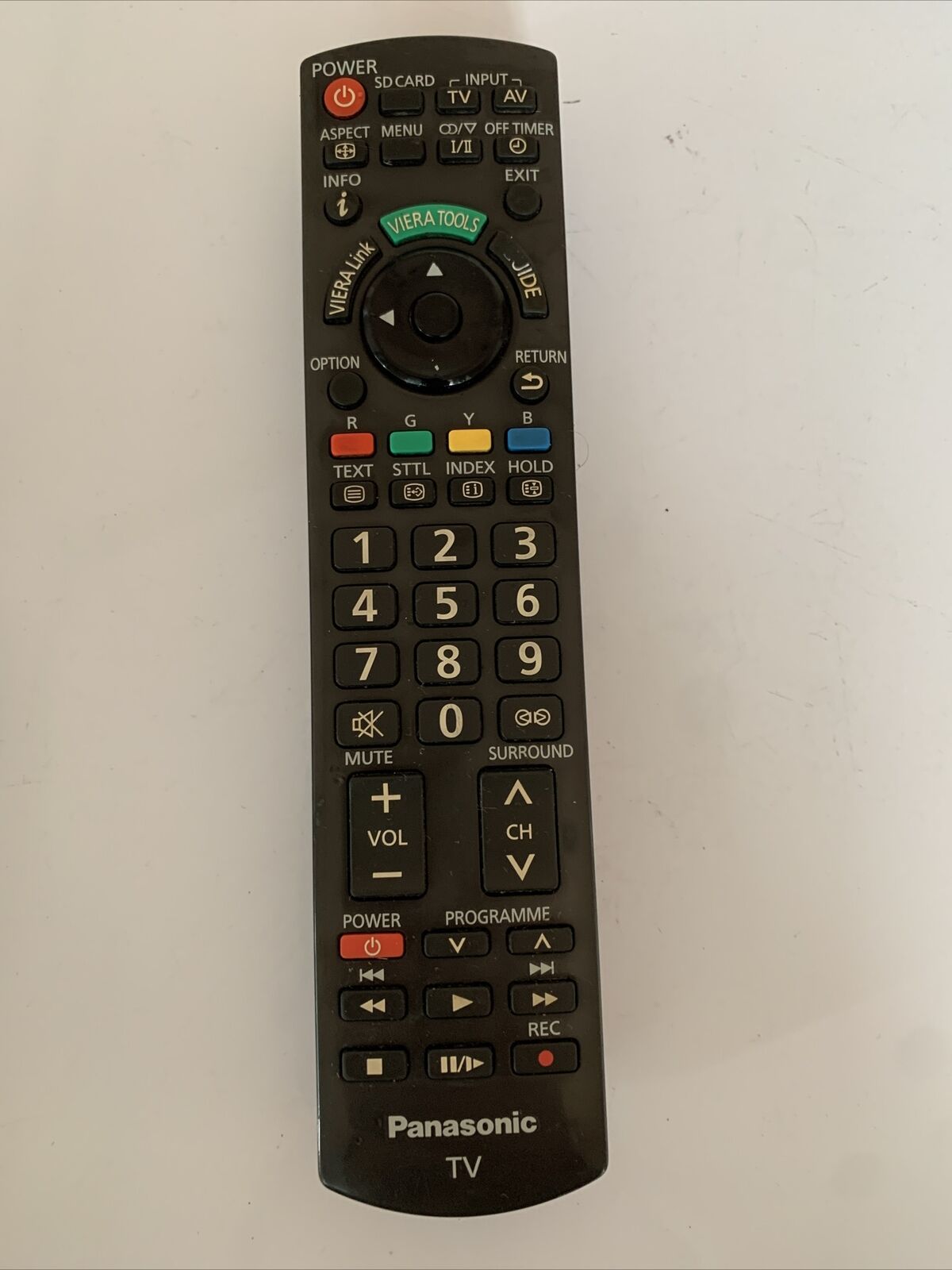 Genuine Panasonic N2QAYB000494 TV Remote Control