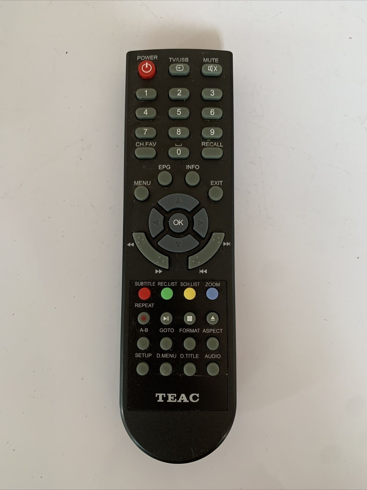 Teac Remote Control HDB850 for Set Top Box PVR * missing battery lid