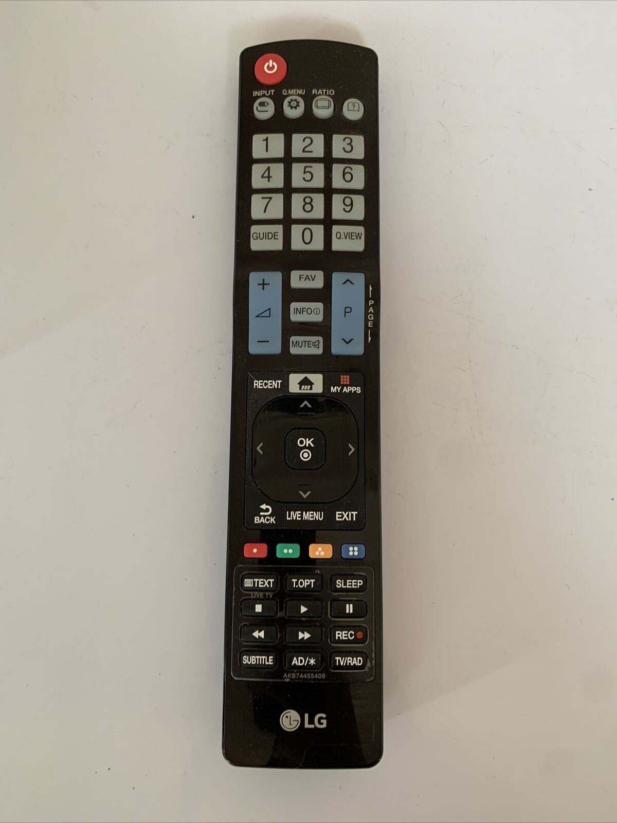 Genuine LG AKB74455409 TV Remote Control