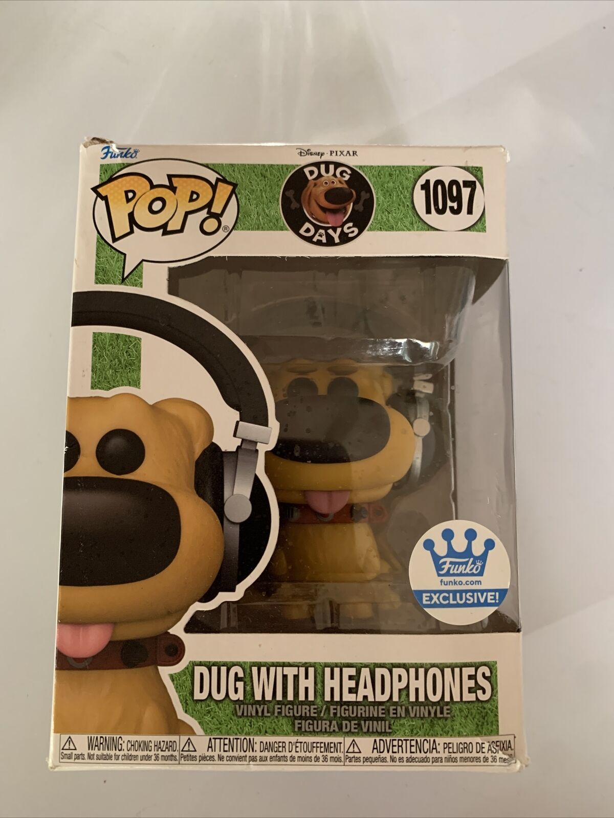 Disney Pixar Dug Days With Headphone #1097 Funko POP! Figure