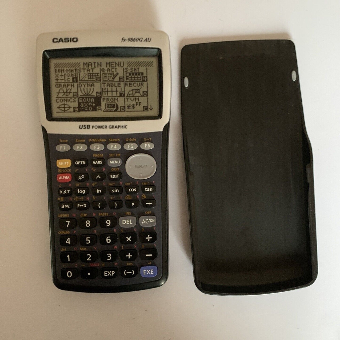 Casio Fx-9860G AU Graphic Calculator with Case