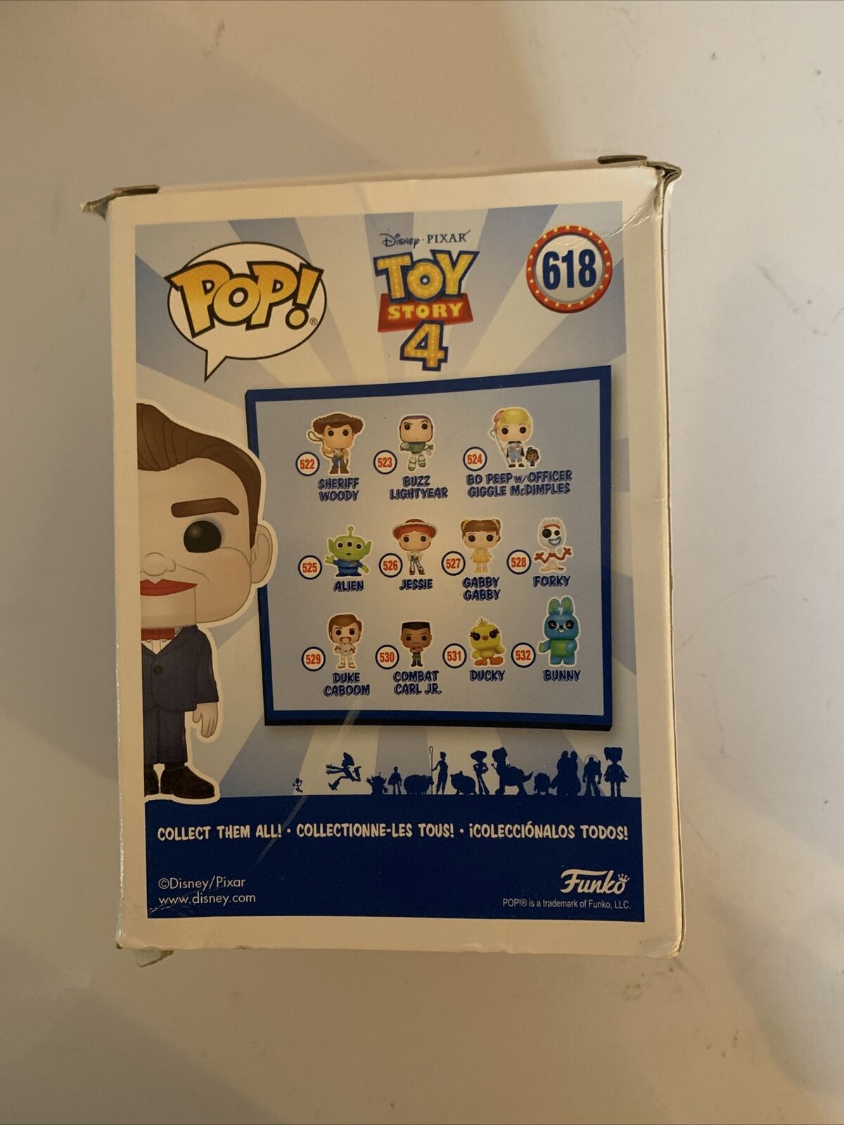 Benson Toy Story 4  2019 NYCC FCE Limited Edition Pop! Vinyl Figure #618