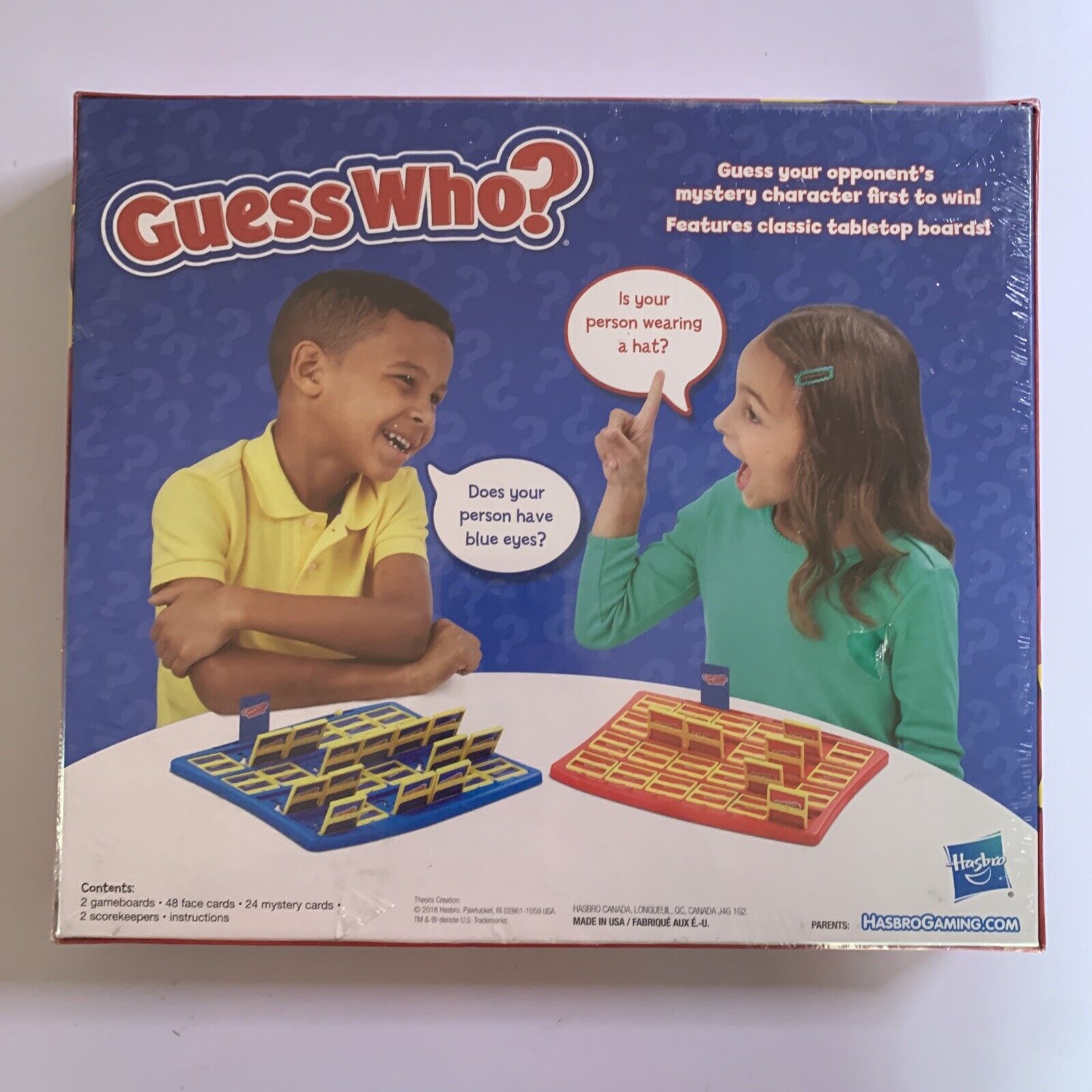 Hasbro Guess Who Game Board - The Original Guessing Game *New Sealed ...