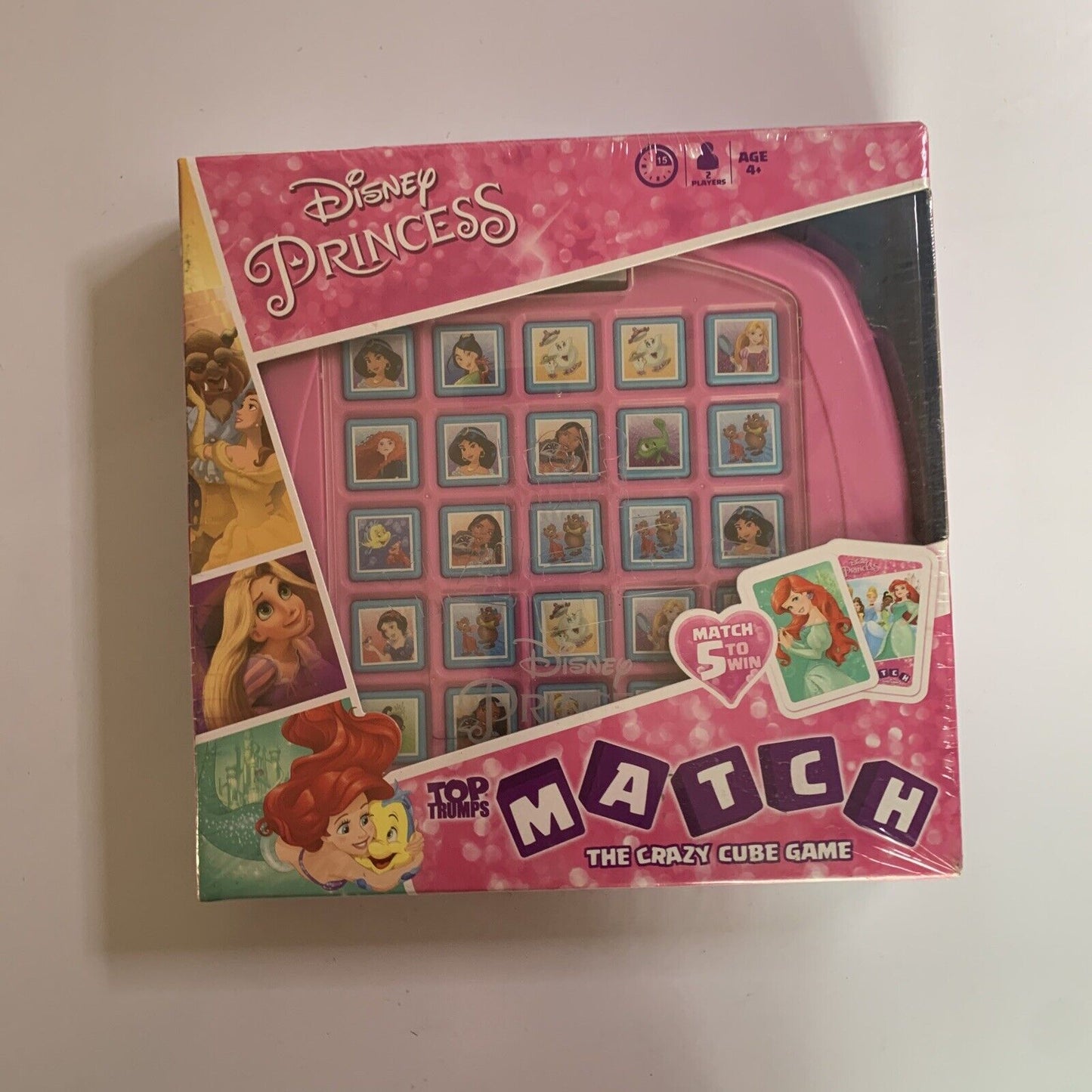 *New Sealed* Disney Princess Top Trumps Match Board Memory Game