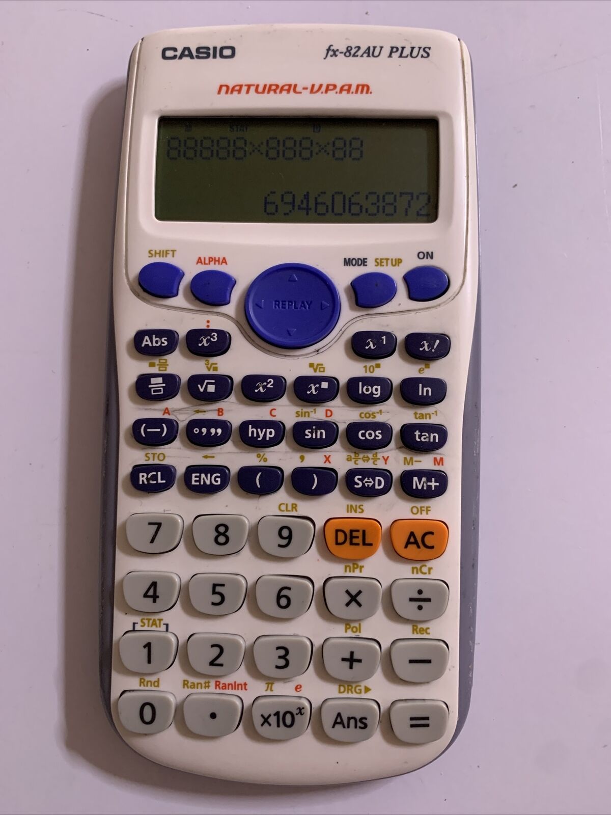 Casio Fx-82AU Plus Scientific Calculator White