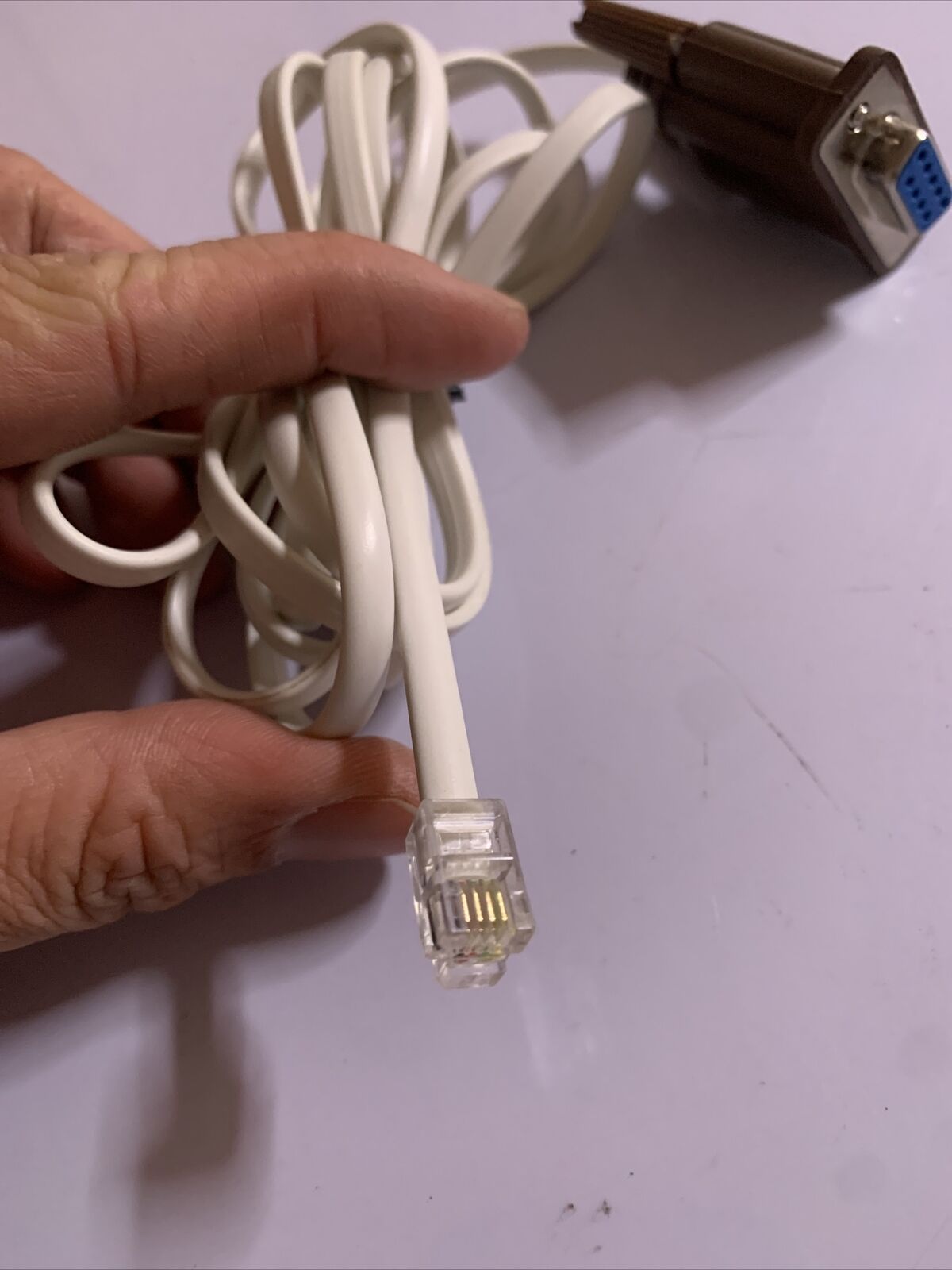 Serial Cable To  RJ11 Phone Jack