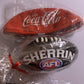2x AFL Sherrin and Coca Cola Football Aussie Rules NEW