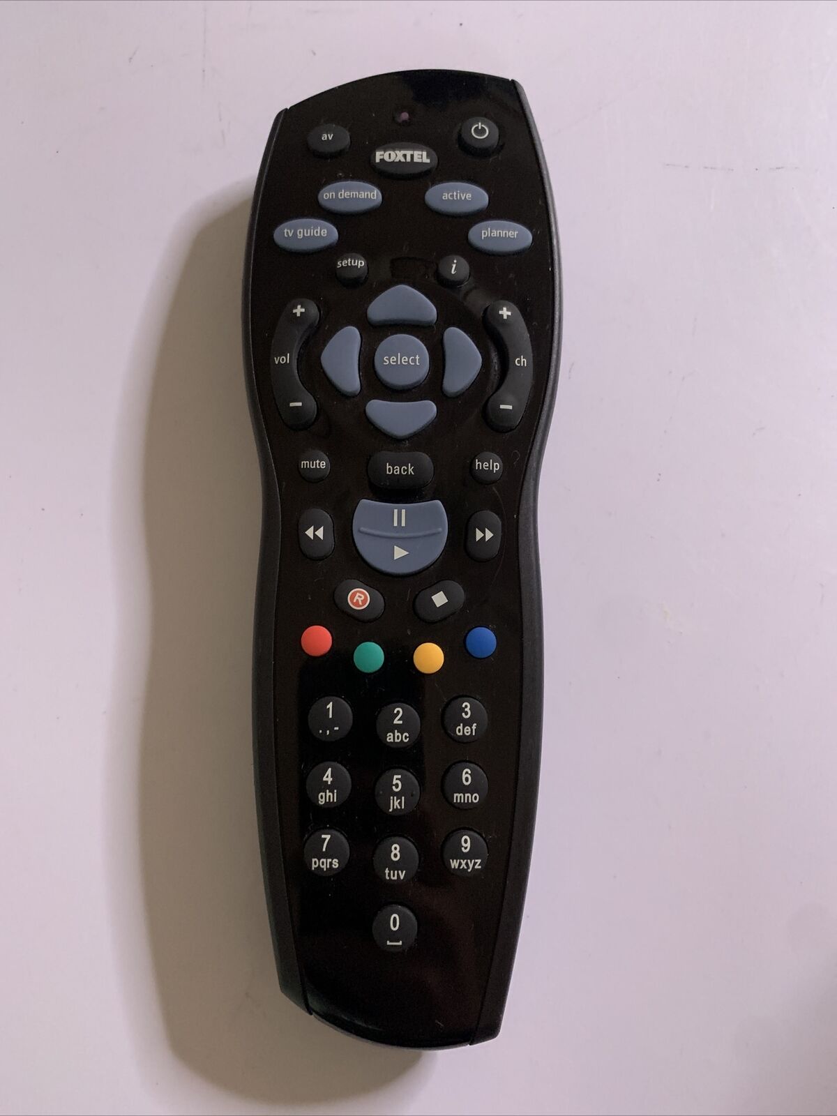 FOXTEL iQ2 Remote Control Black Genuine – Retro Unit