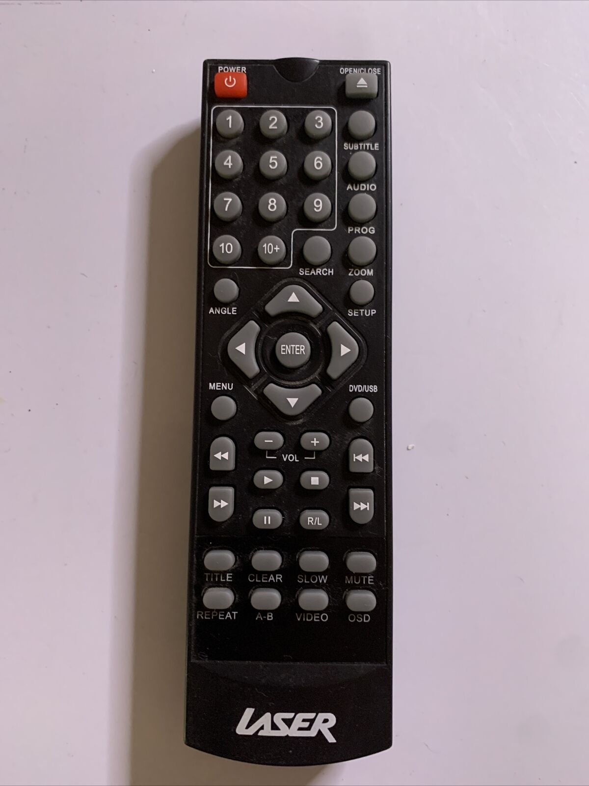 Genuine Laser DVD Remote Control Missing Battery Lid