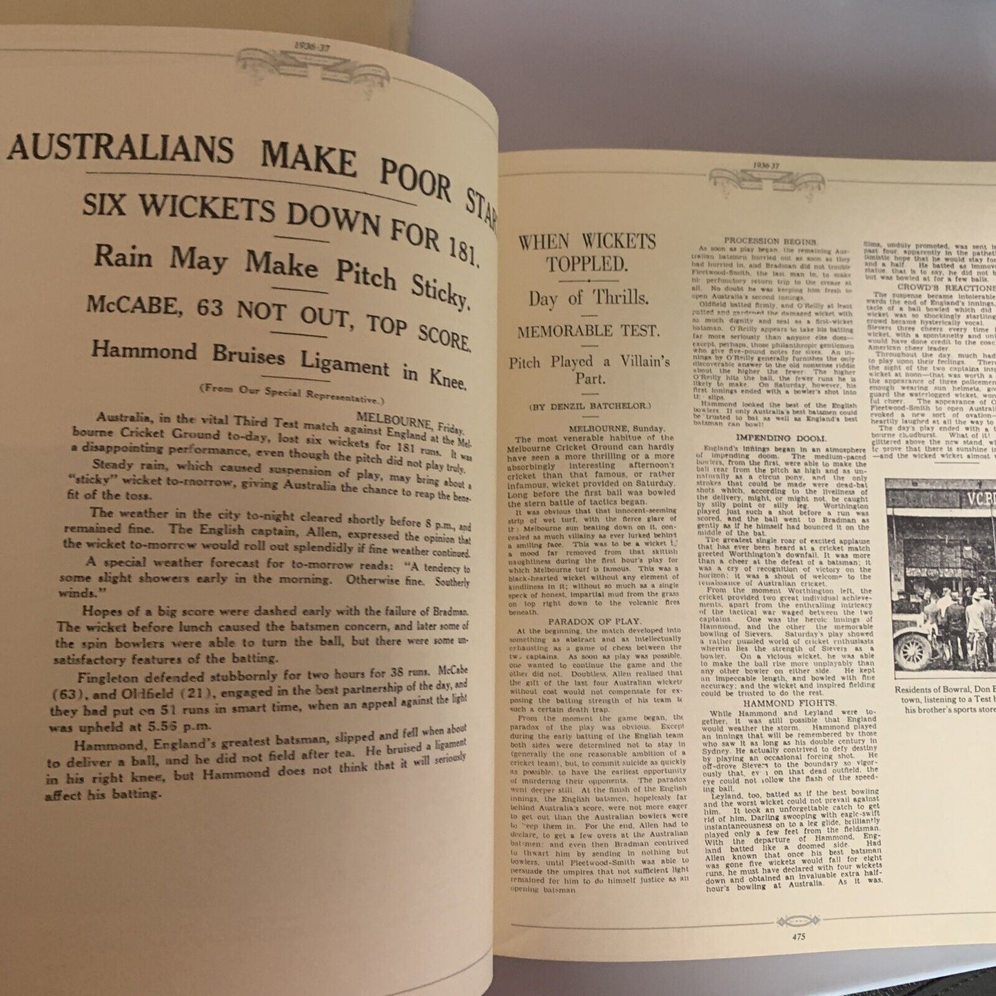 The Bradman Albums by Sir Donald Bradman 2x Hardcover Book Set 1987 with Case