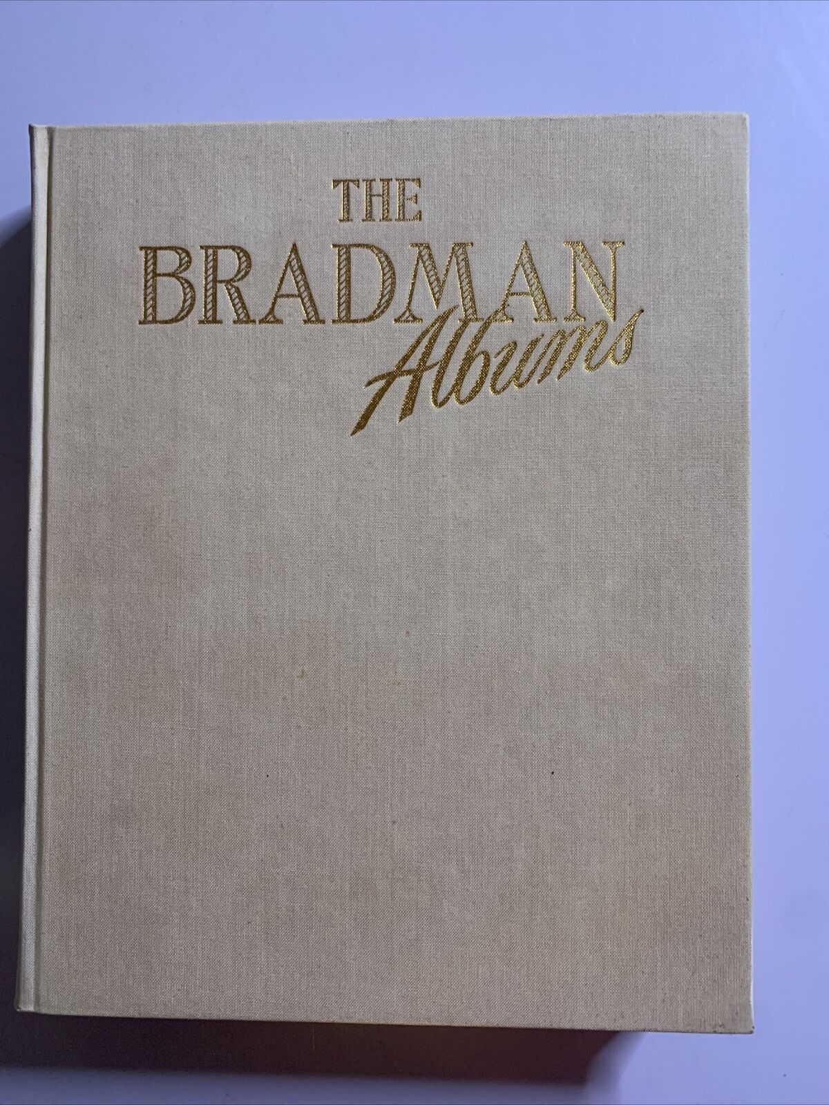 The Bradman Albums by Sir Donald Bradman 2x Hardcover Book Set 1987 with Case