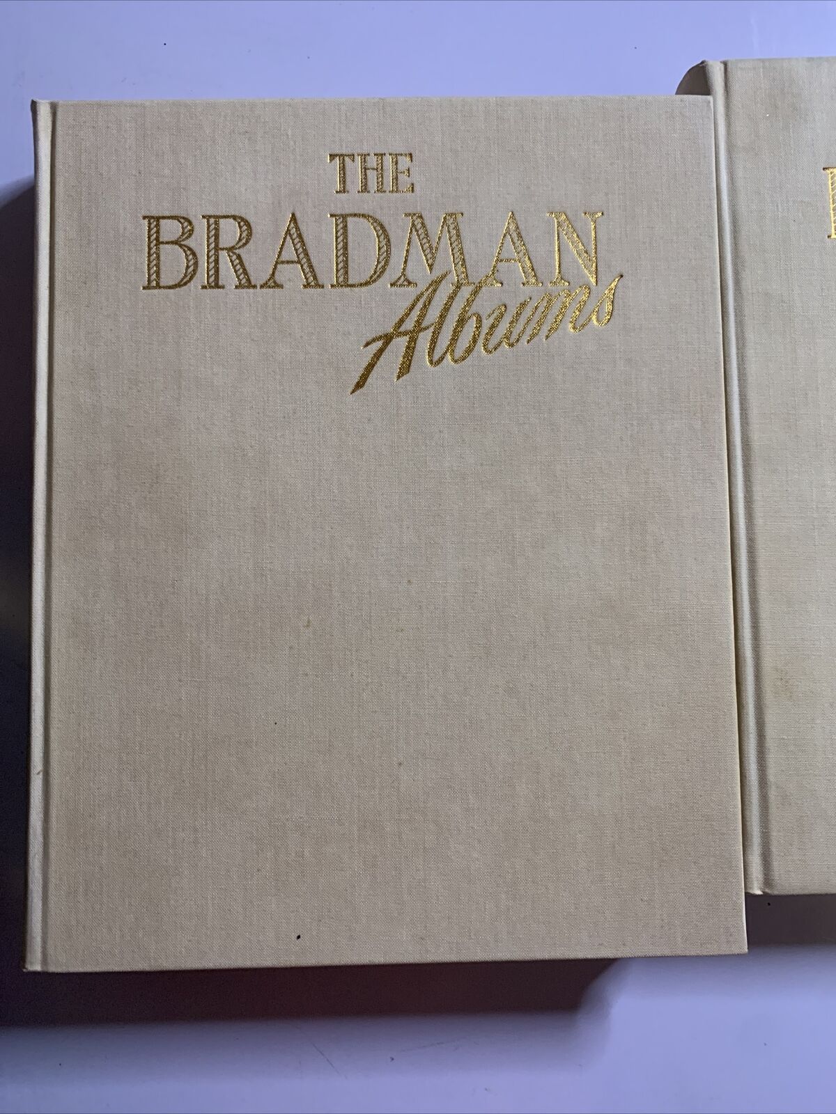 The Bradman Albums by Sir Donald Bradman 2x Hardcover Book Set 1987 with Case