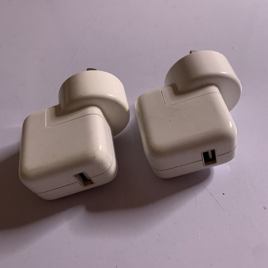 2x Genuine Apple USB Charger A1401