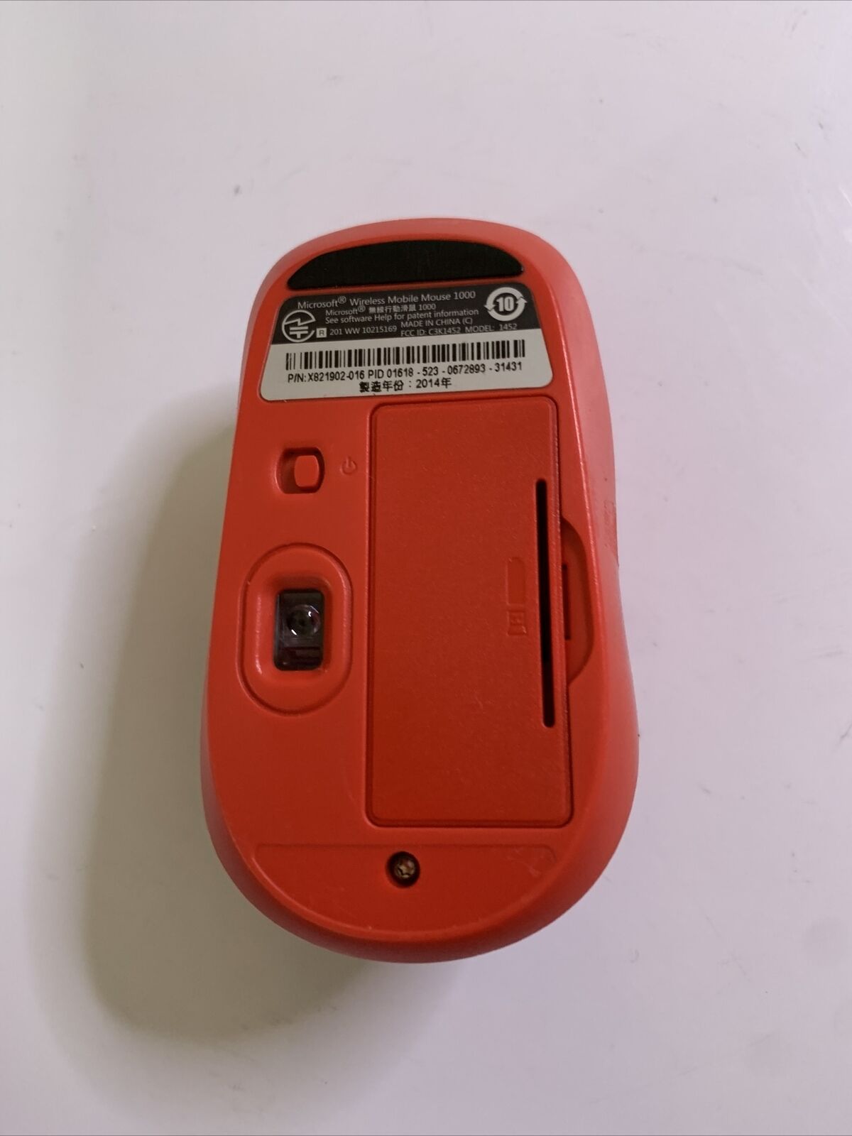 Microsoft Mobile Mouse 1000 Wireless Red