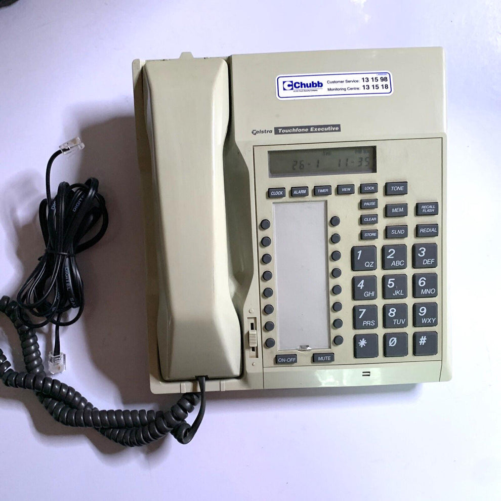 Telstra Touchdown Executive Corded Telephone NBN Compatible Retro Unit