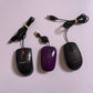 3x Genuine Dell Lenovo Belkin USB Wired Mouse